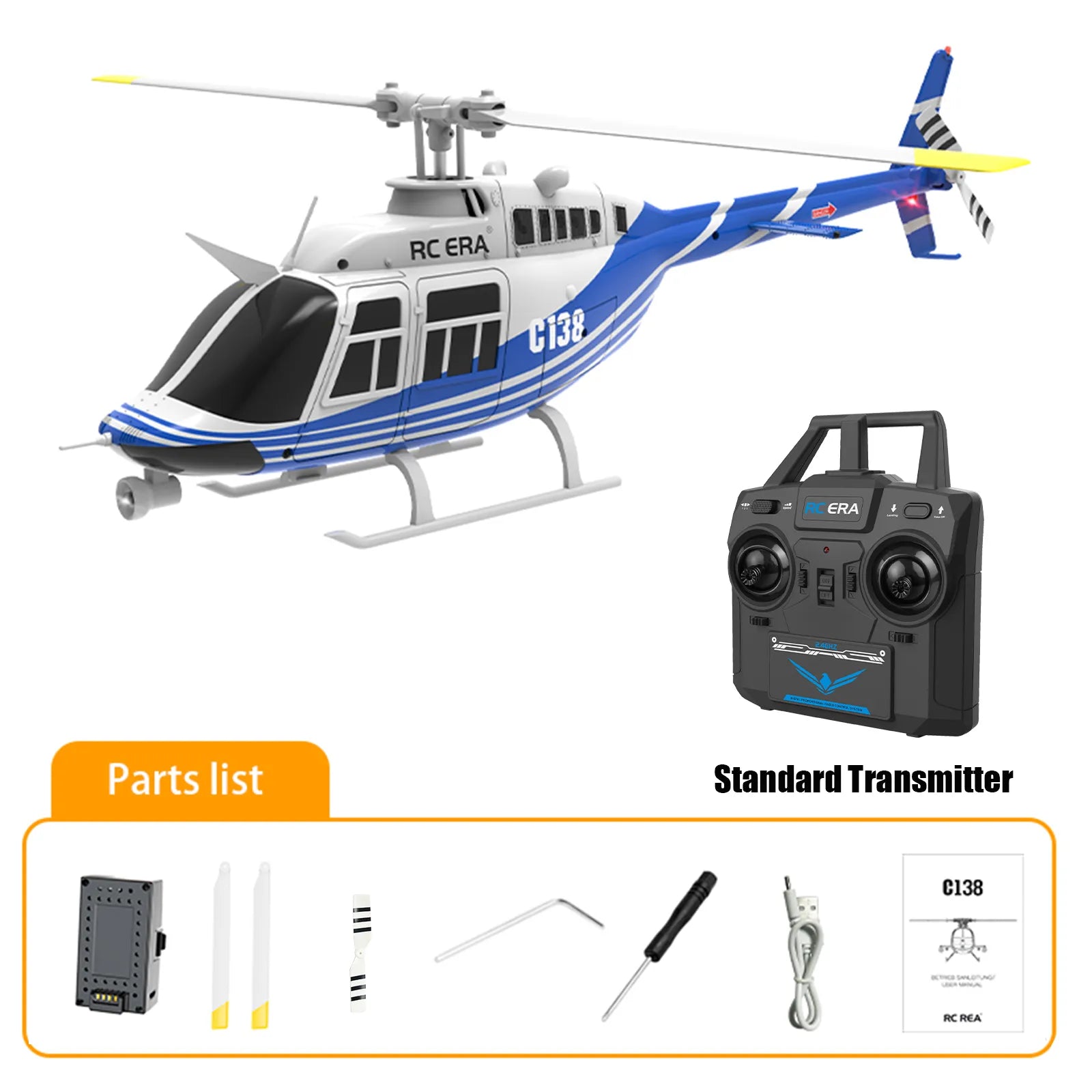 RC ERA C138 Bell 207 (Azul)