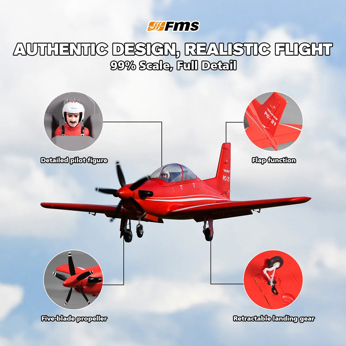 FMS Pilatus 1100mm PNP