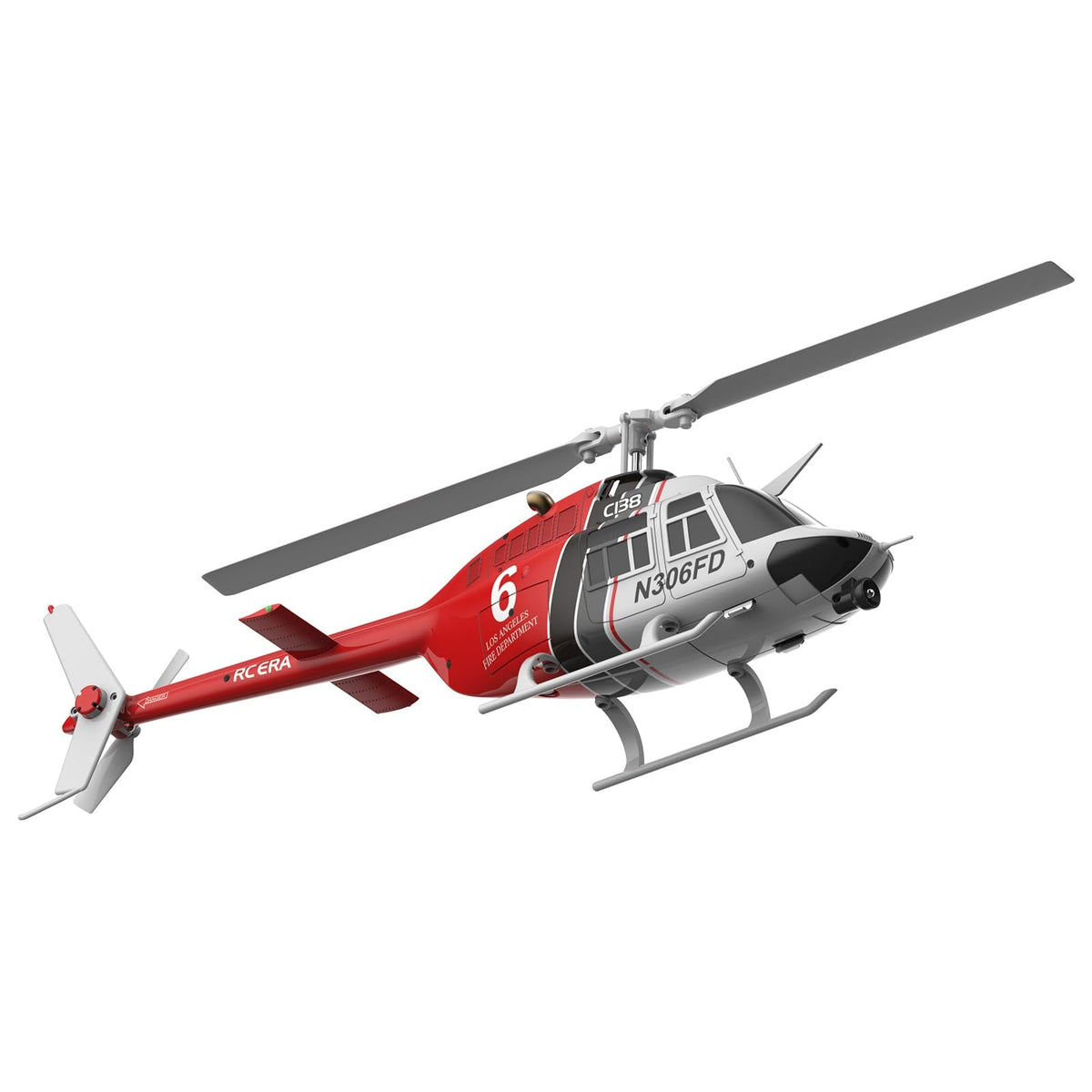 RC ERA C138 Bell 206 (Rojo)