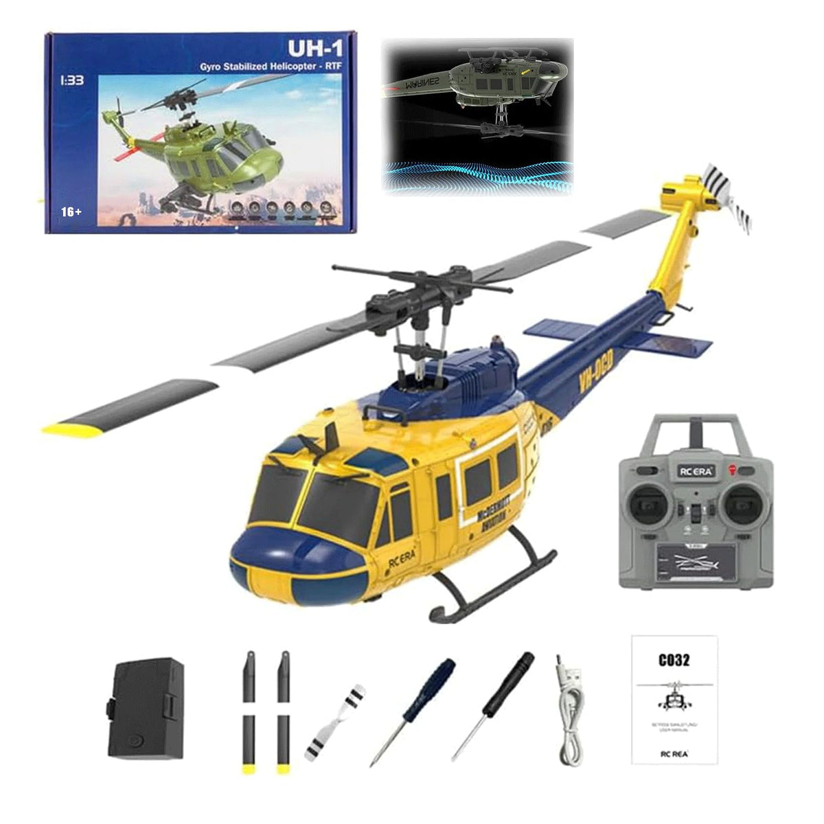 RC ERA C032 UH-1 (Amarillo)