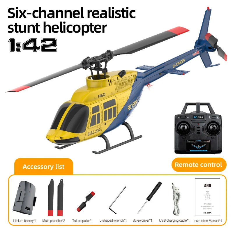 RC ERA A60 Bell 206 Mini (Amarillo)