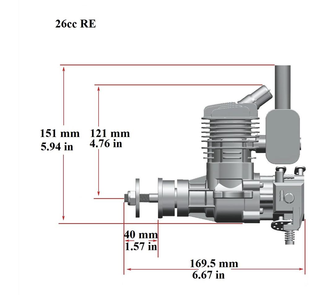 RCGF 26cc RE Stinger - foto 2
