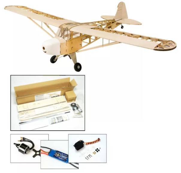 Piper J3 Cub 1800 mm KIT FULL version - foto 2