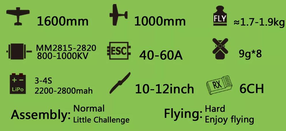 Fieseler Storch 1600mm KIT FULL version - foto 2