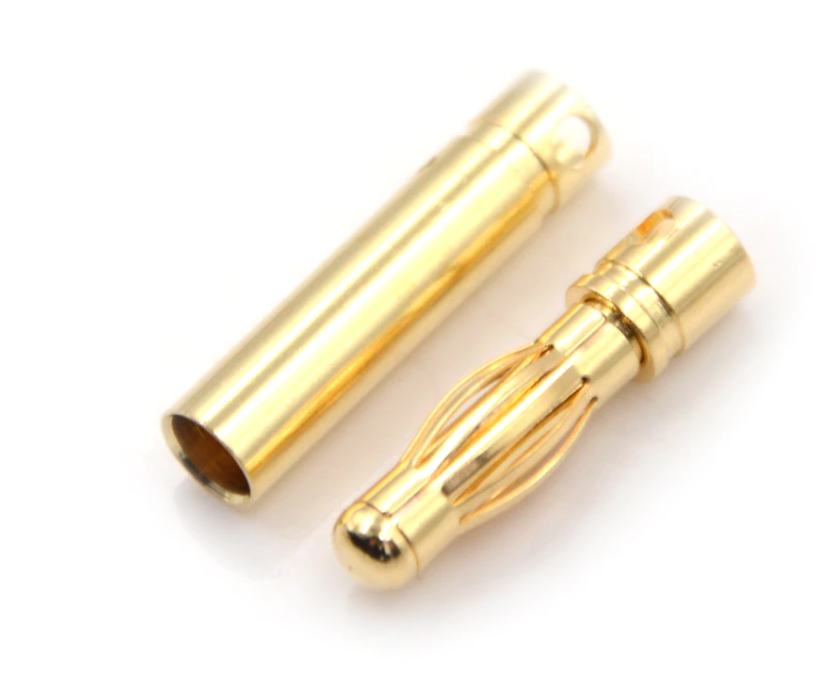 3 pares conector "Banana Bullet" 4mm (Macho - Hembra) - foto 2