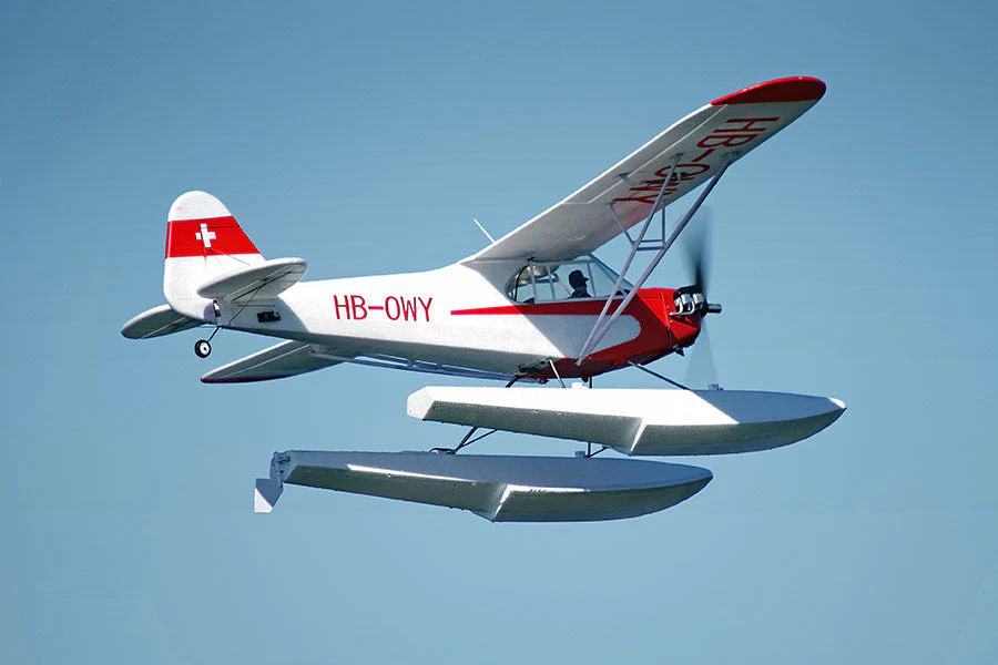 FMS Piper J-3 Cub V4 1400mm PNP c/Flotadores - foto 6