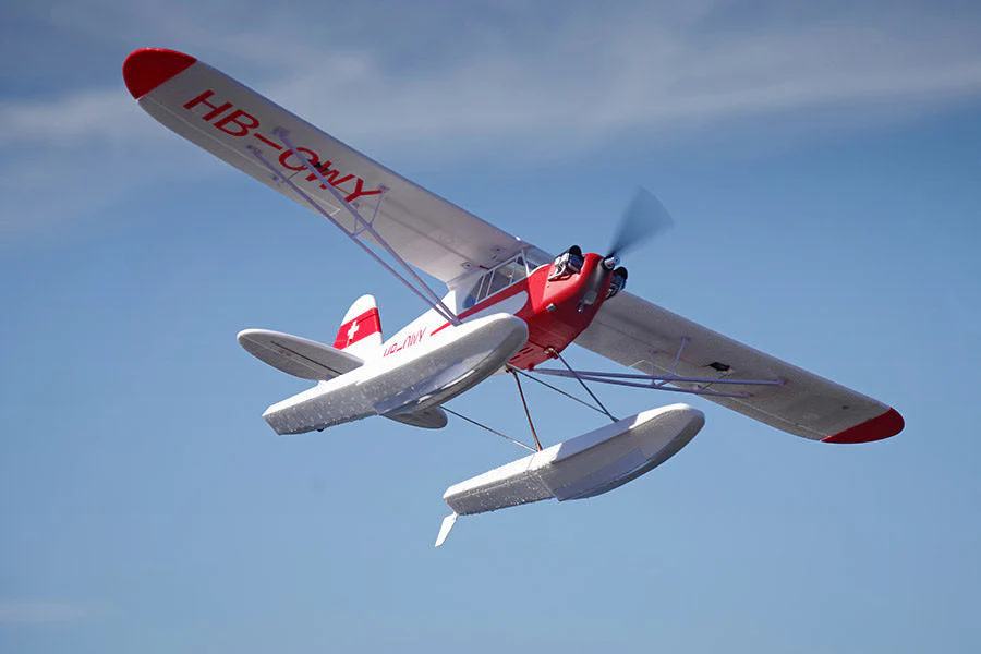FMS Piper J-3 Cub V4 1400mm PNP c/Flotadores - foto 7