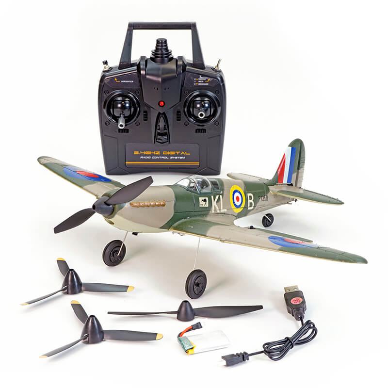 Volantex Spitfire - 400 / 4 Canales con Gyro / RTF - foto 4