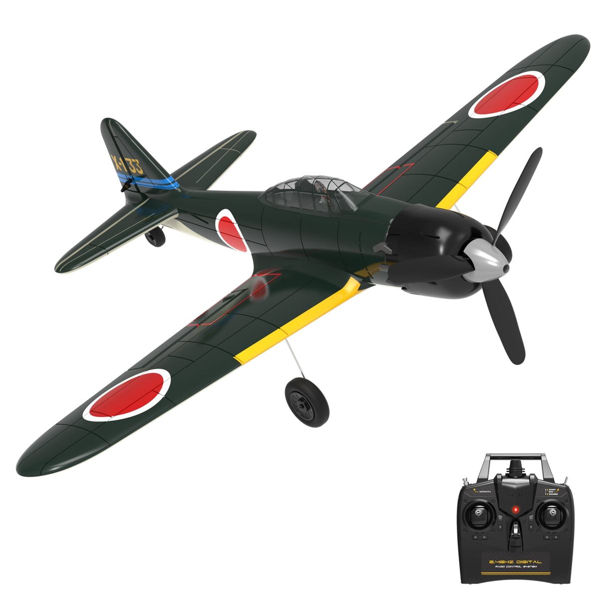 Volantex A6M Zero - 400 / 4 Canales con Gyro / RTF - foto 3