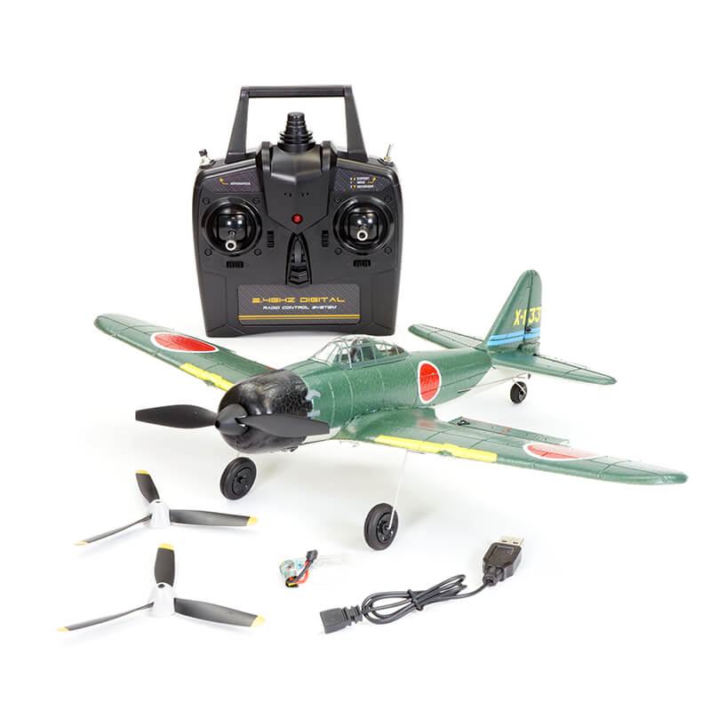 Volantex A6M Zero - 400 / 4 Canales con Gyro / RTF - foto 5