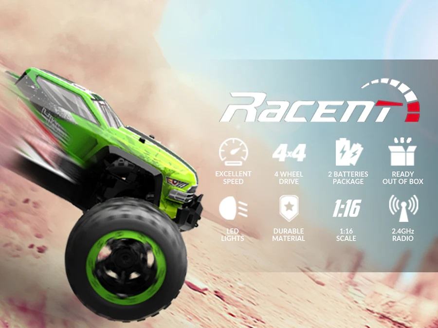Rascent - Monstertruck Tornado / 1:16 / RTR - foto 5