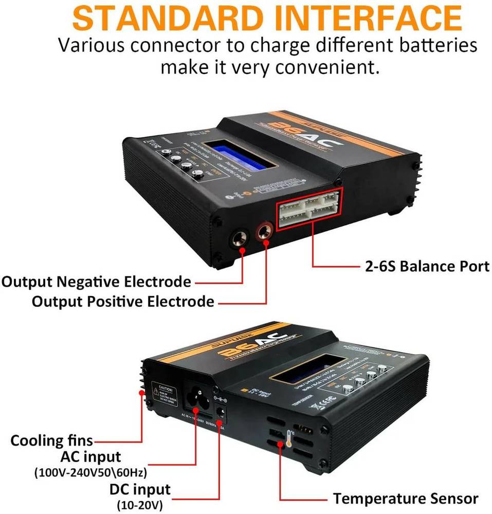 Supulse - Cargador de baterías Multipropósito B6AC/DC - foto 4