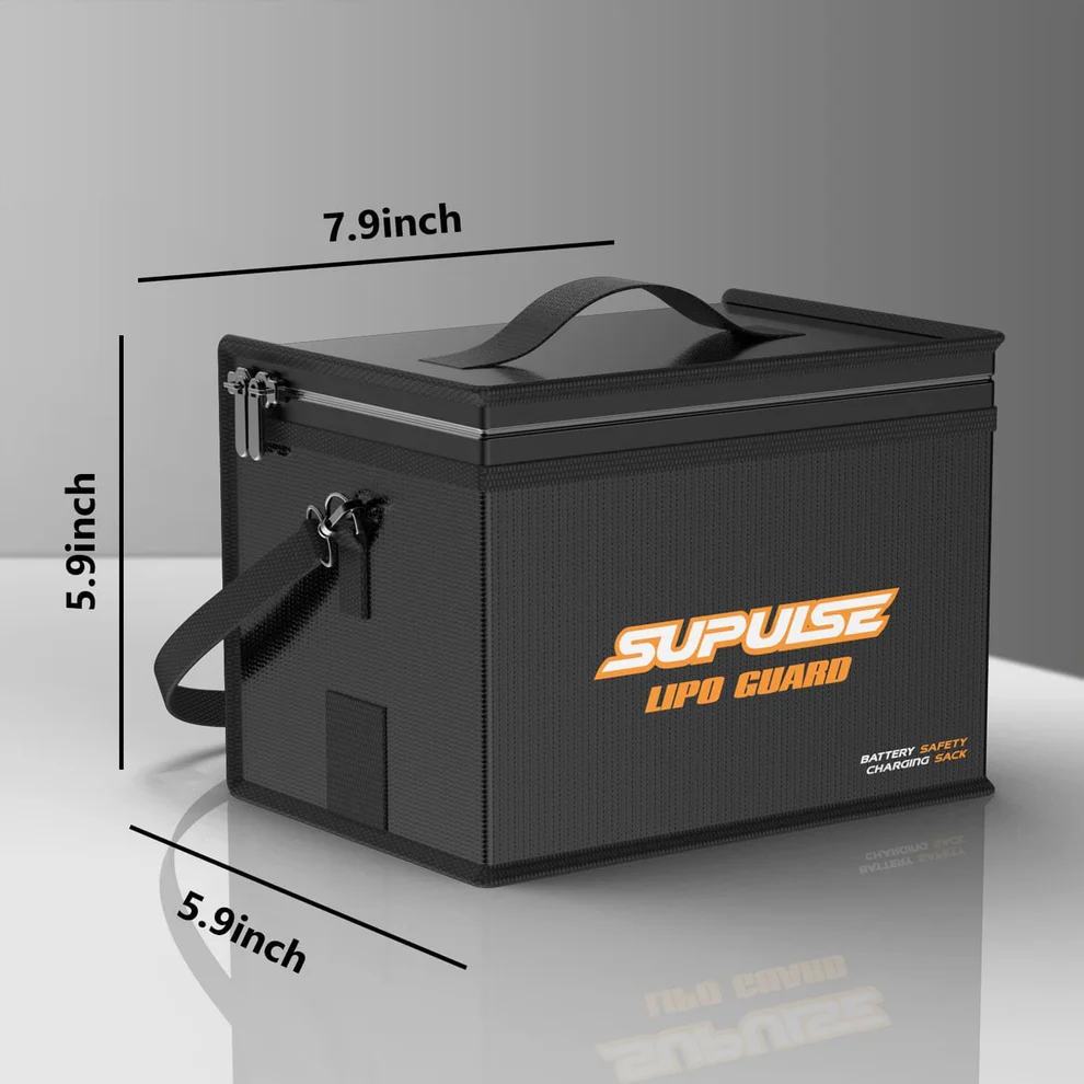 Supulse - Maletín retardante ignífugo para baterías / Transporte - foto 5
