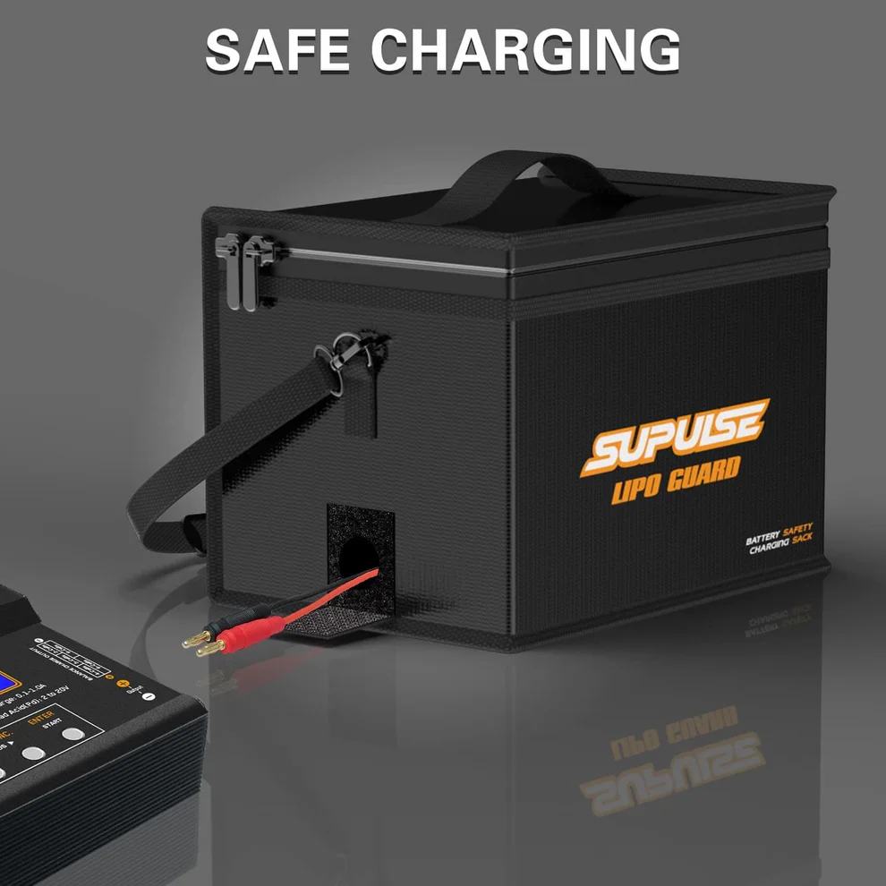 Supulse - Maletín retardante ignífugo para baterías / Transporte - foto 6
