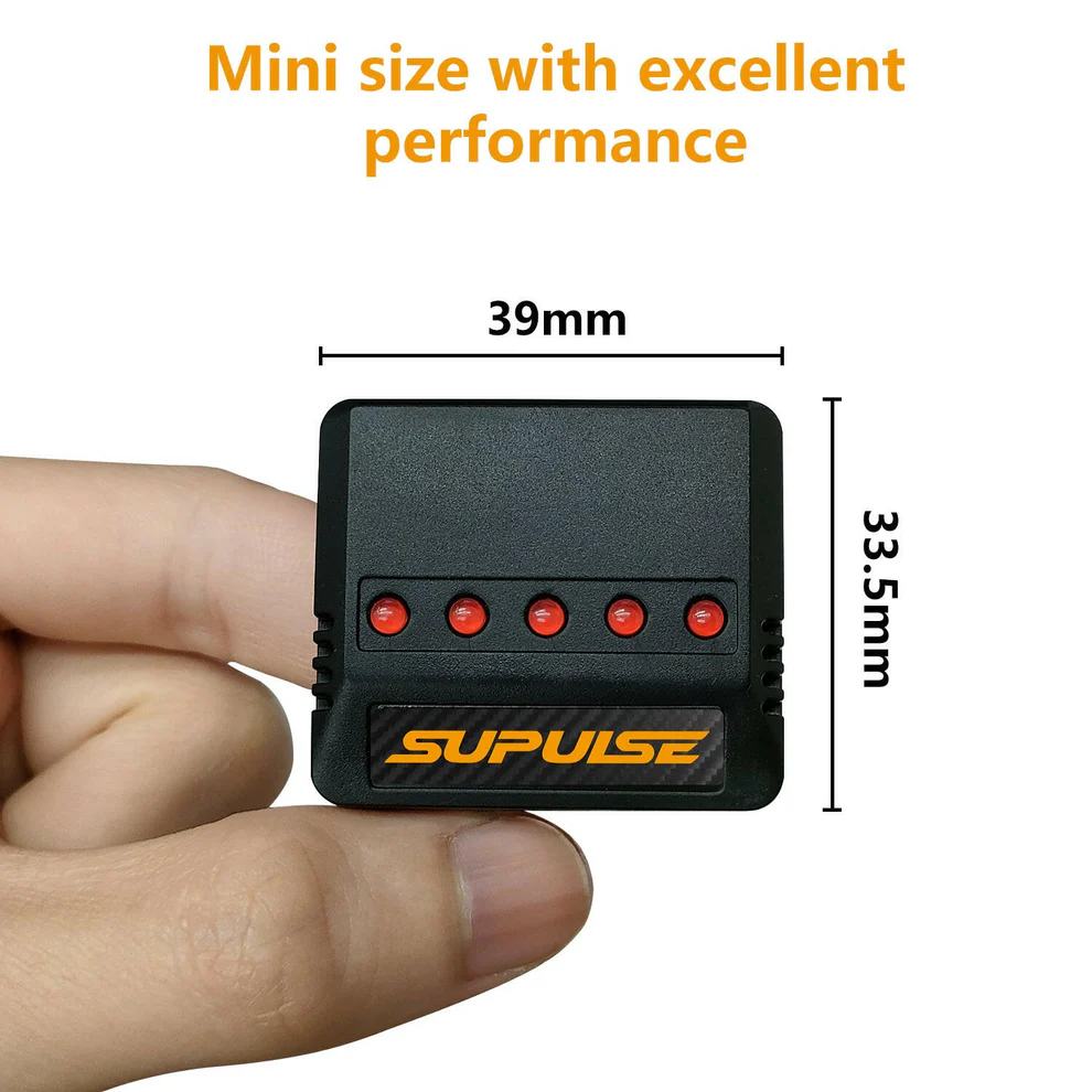Supulse - Cargador de batería mini LiPo 5 salidas / Cargador compacto - foto 3