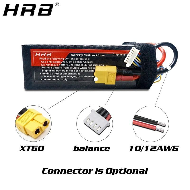 HRB 3000 MAH - 2S 7.4 V - XT60 - foto 2