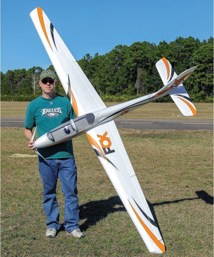 FMS Fox Aerobatic Glider 3000mm PNP - foto 2