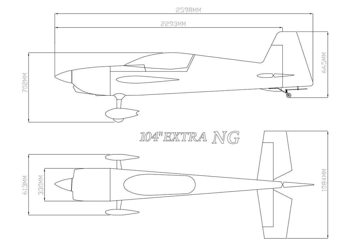 Skywing RC – 104″ Extra NG ARF / Amarillo - foto 2