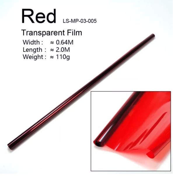 Rojo Transparente (2m)