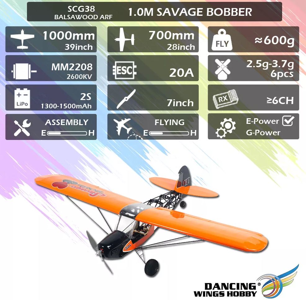 Savage Bobber 1000mm ARF FULL